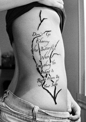Side Body Tattoo Designs For Women